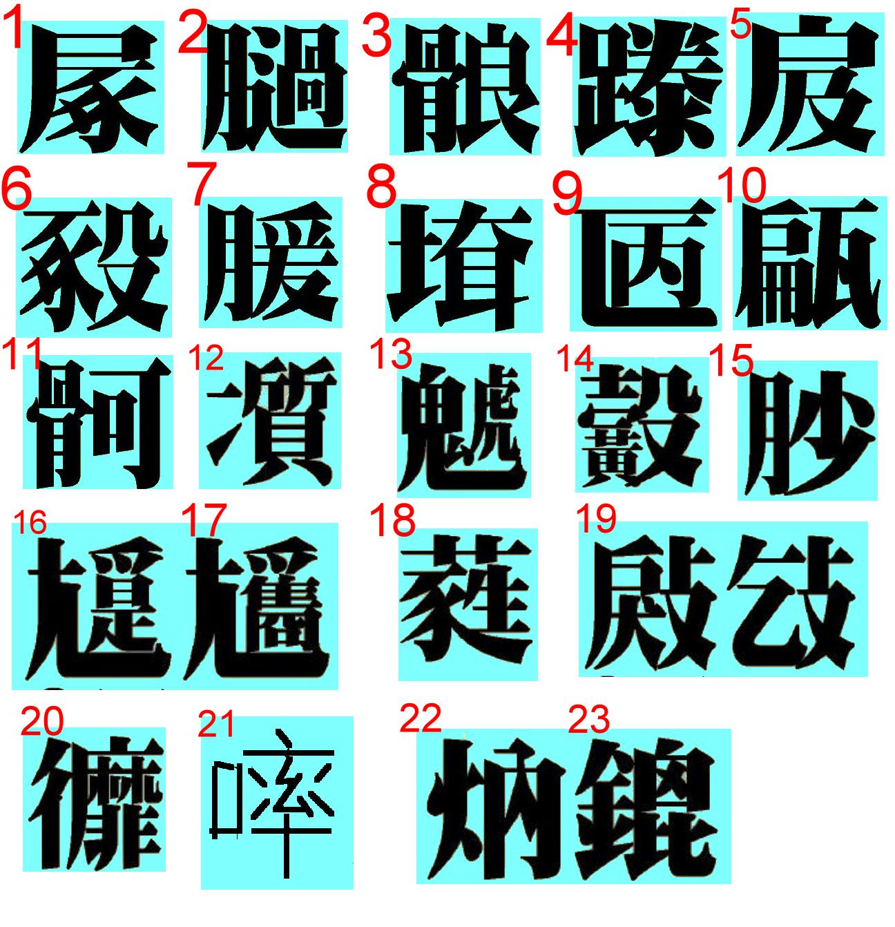 23個打不出來的字.JPG