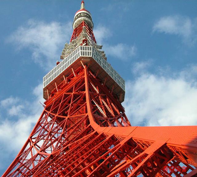 東京塔(Tokyo Tower)。標誌建築嘅典範